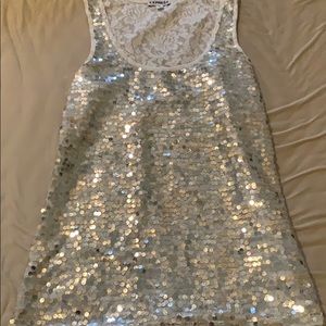 Sequin/Lace Top